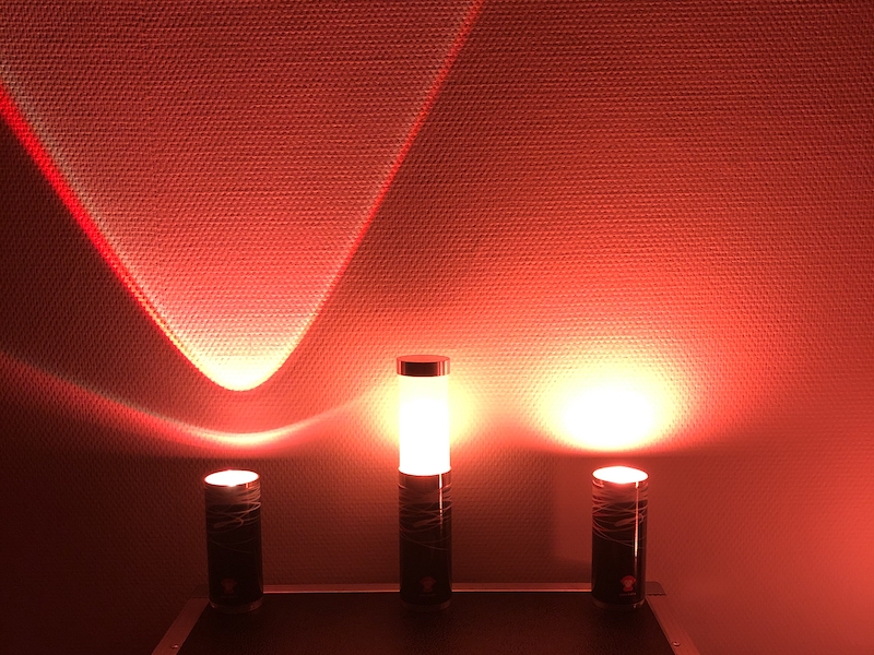 Akku-Lampen von ApeLabs, Übersicht Effektlinsen